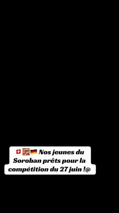 Publication Instagram de Soroban Genève